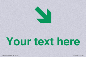 Custom Safe Condition inverse: Green Down right arrow